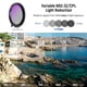 thumbnail image 4 of Juego de filtros NEEWER True Colors 82 mm Variable ND2-32 y CPL, 4 of 9