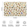 thumbnail image 3 of Red Mushroom Frog Light Pattern Bathroom Rugs Mat,Non Slip Microfiber Bathroom Rug,Rubber Backing,Soft Bathroom Mats for Bathroom Floor,Tub and Shower,17x27in(43x68cm), 3 of 5