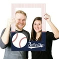 thumbnail image 3 of Big Dot of Happiness Batter Up - Baseball - Birthday Party or Baby Shower Selfie Photo Booth Picture Frame & Props - Printed on Sturdy Material, 3 of 7