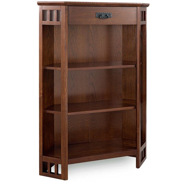 Atlin Designs 3 Shelf Corner Bookcase In Mission Oak Walmart Com Walmart Com atlin designs 3 shelf corner bookcase in mission oak