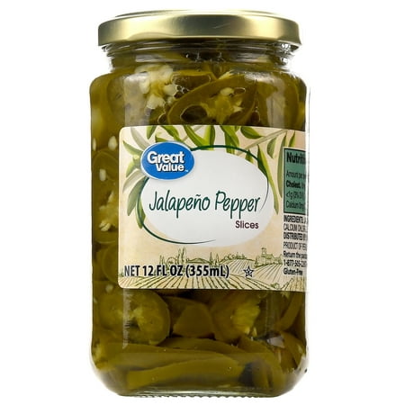 Great Value Jalapeno Pepper Slices, 12 oz (Best Way To Preserve Jalapeno Peppers)
