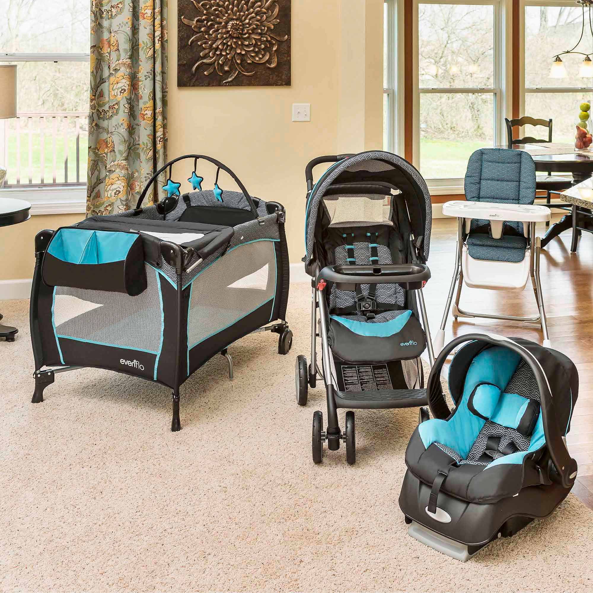 Evenflo Compact Fold High Chair Koi