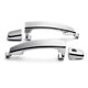 thumbnail image 4 of 2X Front Left with Keyhole Front Right/Rear Chrome ABS Door Outer Handle Covers for Captiva Sport/A, 4 of 5