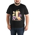 thumbnail image 4 of Men Summer CasualFlowers (17) Graphic Print Round Neck Short Sleeve T Shirt Tee Tops Basic Vacation Wear Sizes XS-5XL, 4 of 5