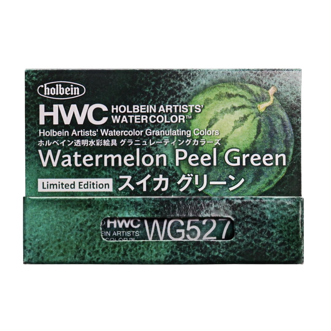 Holbein Artist Watercolor - Limited Edition Watermelon Duo Set (Watermelon Red WG507 & Watermelon Peel Green WG527)