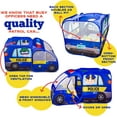 thumbnail image 6 of Kiddzery Pretend Play Police Car Pop Up Play Tent for Kids with Siren Button, 6 of 7