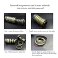 thumbnail image 3 of Advancent Da Vinci Juguetes educativos Metal Cryptoex Metal Cerraduras Ideas de regalo Bloqueo de código Da Vinci para casarse Amante Escape Props Almacenamiento y organización del hogar Advancent HA023086-00, 3 of 6