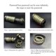 thumbnail image 5 of Da Vinci Juguetes Educativos Metal Cryptoex Metal Cryptex Cerraduras Ideas De Regalo Bloqueo De Código Da Vinci Para Casarse Amante Escape Props 2 Anillos Gratis Moyic HA023086-00, 5 of 7