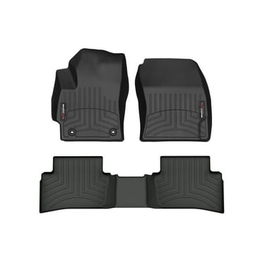 WeatherTech Custom Fit FloorLiners compatible with 2023-2024 Toyota GR Corolla - 1st & 2nd Row, Black