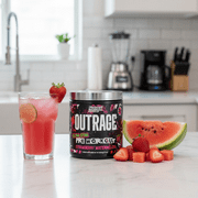 Nutrex Research OUTRAGE Strawberry Watermelon High Intensity Pre Workout Powder 30 Servings