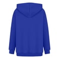 thumbnail image 3 of Sudadera con capucha para mujer, con estampado de Halloween, cuello redondo, manga larga, blusa holgada, blusa de poliéster para hombre, 3 of 6