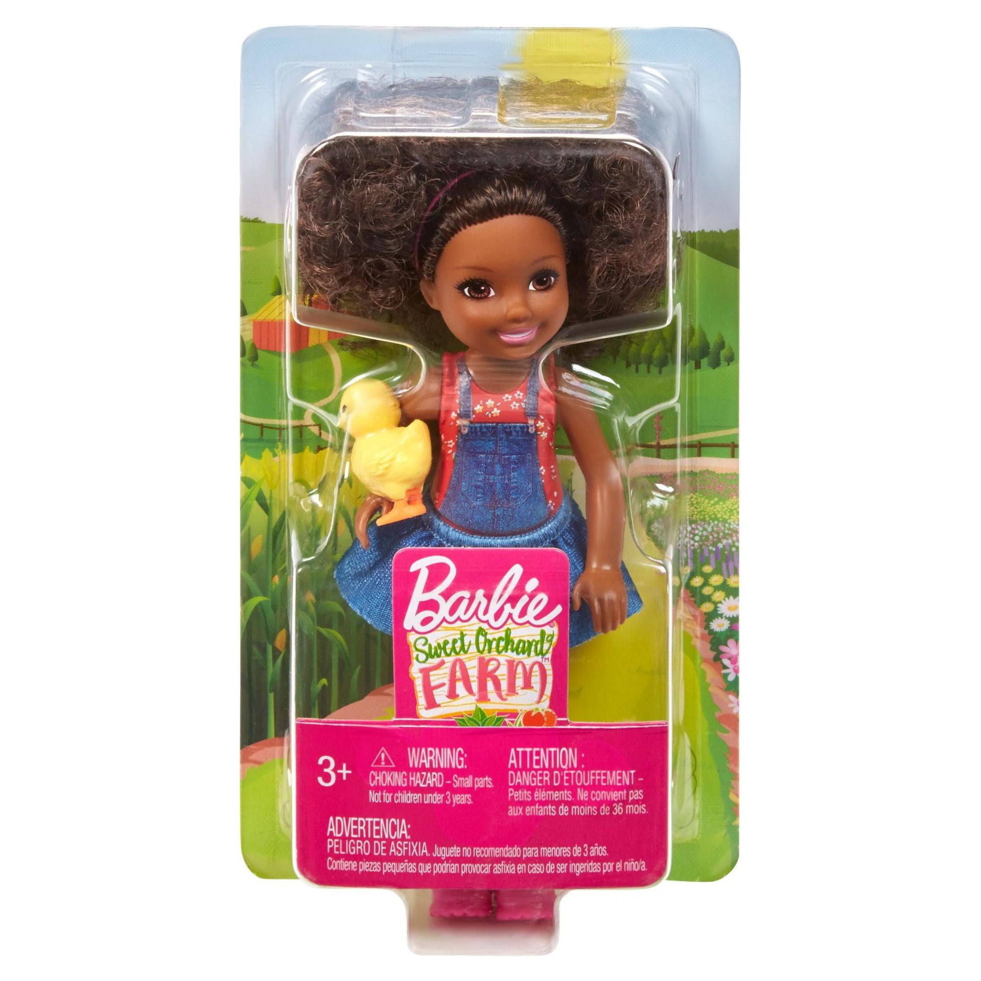 Barbie Sweet Orchard Farm Chelsea Friend Doll with Yellow Chick