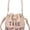 Khaki, variant on Women Mini Drawstring Bucket Bag, Letter Print PU Leather Handbag, Fashion Detachable Adjustable Strap Crossbody Shoulder Purse for Daily Travel