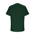 thumbnail image 4 of Lmnyox Plus Size Shirts for Women Loose Solid Color Short Sleeve V Neck T Shirt Casual Fashion Side Slit Pullover Tee, 4 of 6