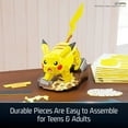 thumbnail image 4 of 4D Build, Pokémon Pikachu 3D Model Kit, Pokémon Figure, Kanto First Partner Collection, Desk Décor, 201 Pieces, for Ages 12 & Up, 4 of 4