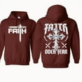 thumbnail image 2 of Faith Over Fear Hoodie – Christian Streetwear Hoodie with Metallic Cross Graphic, Bold Inspirational Religious Pullover for Believers, 2 of 6