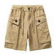 thumbnail image 1 of Pants for Men,Shorts for Men,Mens Summer Casual Solid Color Fashion Pockets Drawstring Loose and Comfortable Work Short Pants,Work Pants for Men,Mens Work Pants, 1 of 8