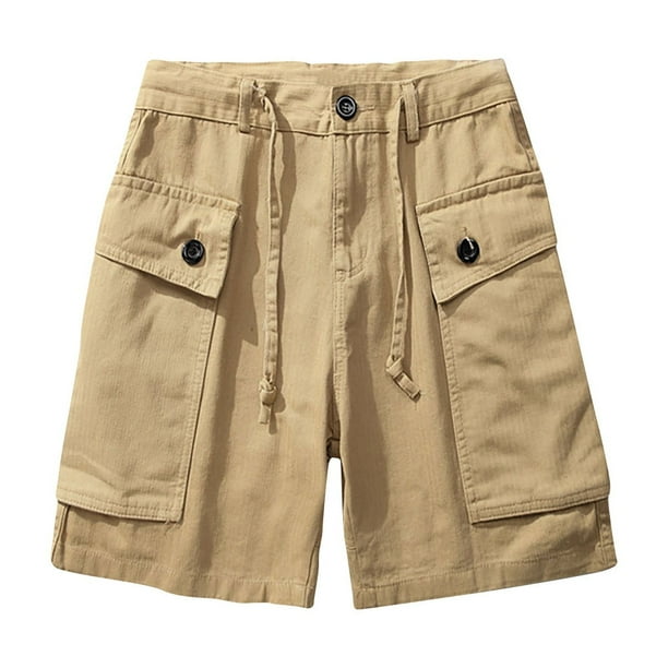 Puntoco Pantalones Cortos Con Estampado Hawaiano Para Hombre, Pantalones Cortos Con Bolsillo Y Cordón, Pantalones Cortos Para Hombre