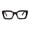 Black, variant on Blue Light Blocking Reading Glasses for Women Men, Thick Square Nerd Eyeglasses Readers Reduce Eye Strain