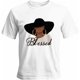 thumbnail image 1 of Camisetas gráficas informales de manga corta con aretes grandes para mujer y hombre, 1 of 8