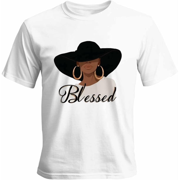 Camisetas gráficas informales de manga corta con aretes grandes para mujer y hombre
