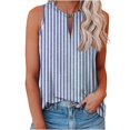 thumbnail image 3 of JDQJBZ Débardeurs d'Été pour Femmes Imprimé Intégral Col Rond Sans Manches Style T-Shirt Décontracté, 3 of 5
