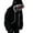 Black, variant on Women's Shark Hoodie with 3D Teeth Design - Funny Graphic Pullover Sweatshirt for Women-Black