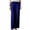 Blue, variant on DDAPJ pyju Womens Plus Size Linen Pants Drawstring High Waisted Wide Leg Palazzo Trousers Loose Flowy Beach Pants with Pockets Sales of Today Black XXL