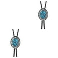 thumbnail image 3 of Qarigey Bolo Tie para hombre Corbatas hechas a mano Colgante Collar Corbatas Decoraciones para el día de San Valentín Adornos Regalo de Type2 NO2, 3 of 6