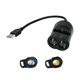 thumbnail image 4 of Proyector de luz Lámpara de proyección de pared USB 6 modos Ajustable LED Luz de noche decorativa Proyector de estrellas para fondo Sala de estar Yuyangstore Luz de proyección, 4 of 8