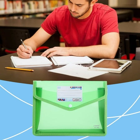 Chenjy Plastic Expanding File Folder A4 Colorful Accordion File Folder Exam Paper Storage Briefcase Horizontal Twill Student 3D Document Bag Easy Organization Walmart Pallets