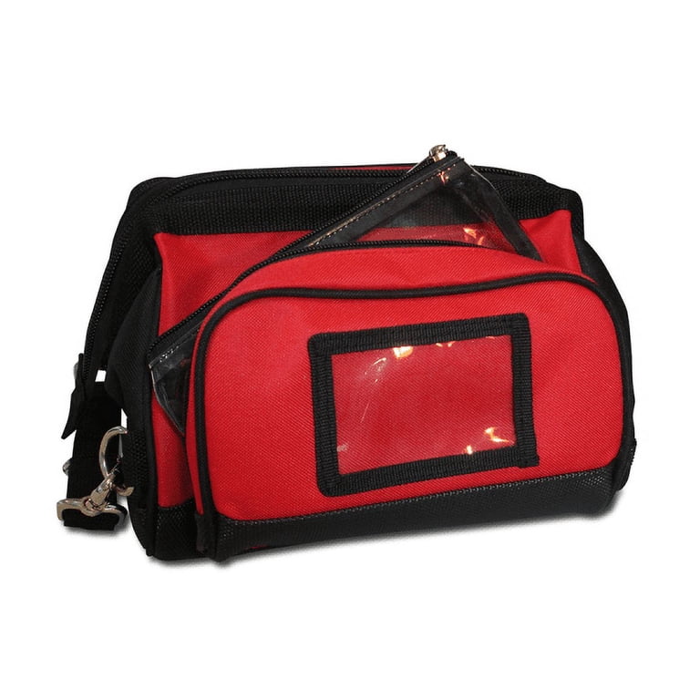 Lightning X Fireman's All-Purpose Wide Mouth Tool Bag - Toiletry/Personal Bag With Maltese Cross, Durable Nylon