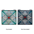 thumbnail image 5 of Radiance Goods Mission Tiffany-Style Stained Glass Window Panel 26" Tall, 5 of 5
