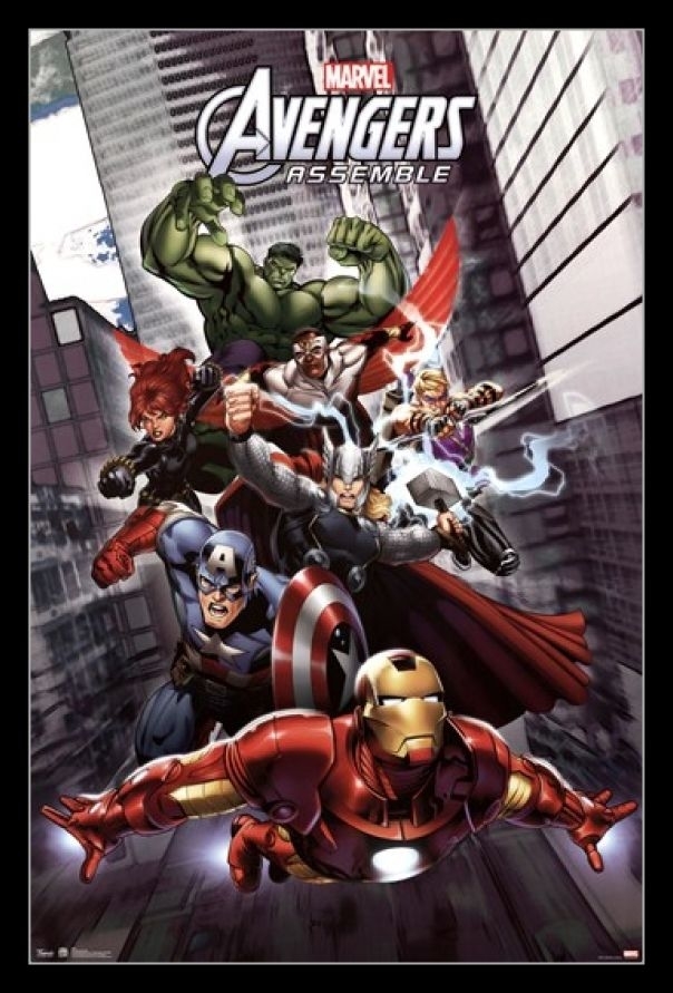 Marvel Avengers Assemble Laminated Framed Poster Print  24