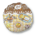 thumbnail image 1 of Time for tea Biscuits Chocolate Round Throw Pillow Home Decoration Cushion, 1 of 3