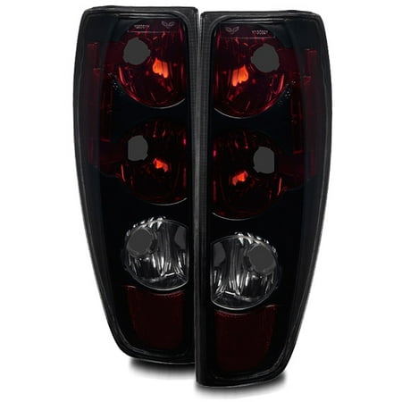 For 04 12 Chevy Colorado Gmc Canyon Black Smoke Altezza Tail Lights For 04 12 Chevy Colorado Gmc Canyon Black Smoke Altezza Tail Lights Rear Brake Lamps Replacement Embly Set