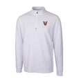 thumbnail image 2 of Men's Cutter & Buck White El Paso Chihuahuas Traverse Stretch Quarter-Zip Pullover Top, 2 of 3