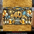 thumbnail image 3 of 1 piece, 2D flat, banner background decoration, home outdoor background wall hanging decorative banner, party supplies, indoor/outdoor party decoration, entrance passage, terrace, garden wall hanging, 3 of 6