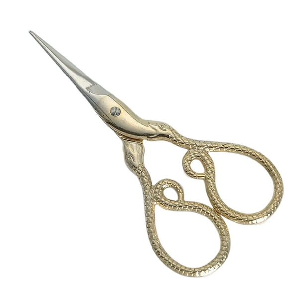 Mango de Diseño de Serpiente Sunnimix Tijeras de Costura de Sastre de Acero Inoxidable dorado