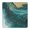 Teal Gold Marble, variant on Teal Gold Marble Pattern Square Fitted Tablecloth with Elastic Edge,Square Table Cover,Washable Elastic Table Cover for Home Kitchen Party Decor 34"x34"