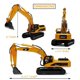 thumbnail image 4 of Excavadora de Juguete de Metal Top Race Cargador Frontal, 4 of 7