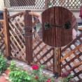 thumbnail image 4 of 2-Pack 3" Durable Stainless Steel Window Hooks with Vintage Black Finish for Doors and Windows, 4 of 5