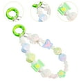 thumbnail image 6 of Milageto Beaded Key Bracelet Creative Hanging Ornament Car Keychain Holder Girls Kids Blue Green, 6 of 8