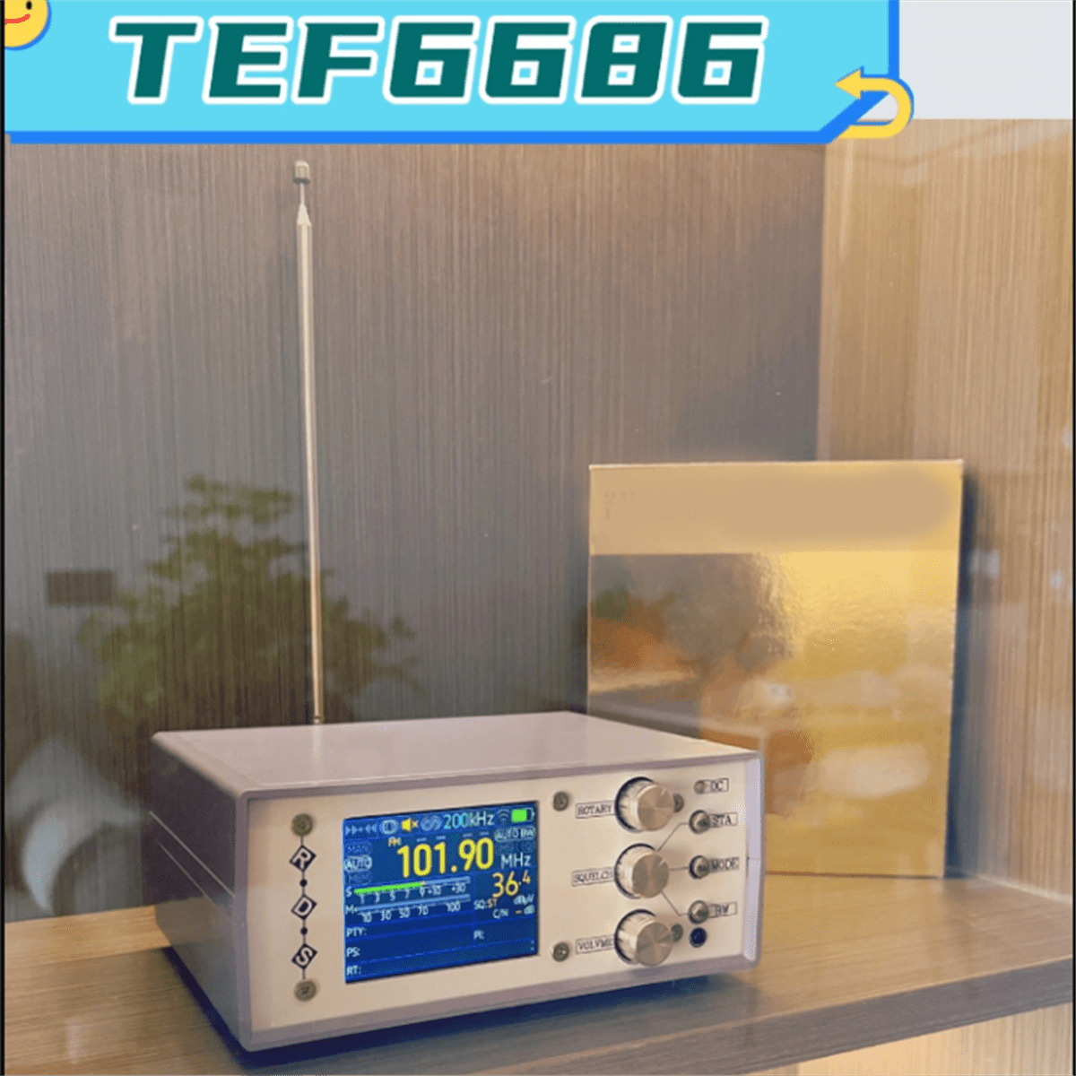 Full-Band Radio TEF6686 Digital High-Sensitivity Radio FM AM Radio Stereo