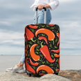 thumbnail image 7 of Hirioo Red Hot Chili for Elasticity Suitcase Cover (No luggage Included) Durable Luggage Protector Fits 18-32 Inch Luggage-X-Large, 7 of 7