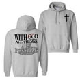 thumbnail image 4 of With God All Things Are Possible Hoodie – Christian Bible Verse Pullover – Inspirational Religious Menswear – Casual Faith-Based Streetwear, 4 of 6