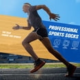 thumbnail image 2 of BISPOY Women Ankle Running Socks, 6-Pairs, Low Cut Cushioned Socks with Arch Support, Moisture Wicking, Black, 2 of 6