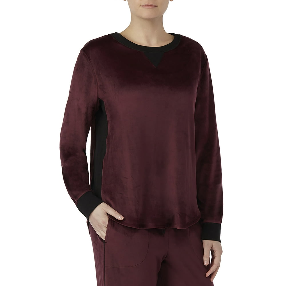 ALFREDA LONG SLEEVE TOP, AMARYLLIS RED SECRET HIDEAWAY