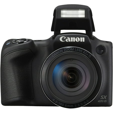 Canon PowerShot SX420 IS Digital Camera - Black (Best Rated Digital Cameras 2019)