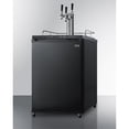 thumbnail image 2 of Summit 24" Wide Kegerator With Triple Tap System - Black, 2 of 4